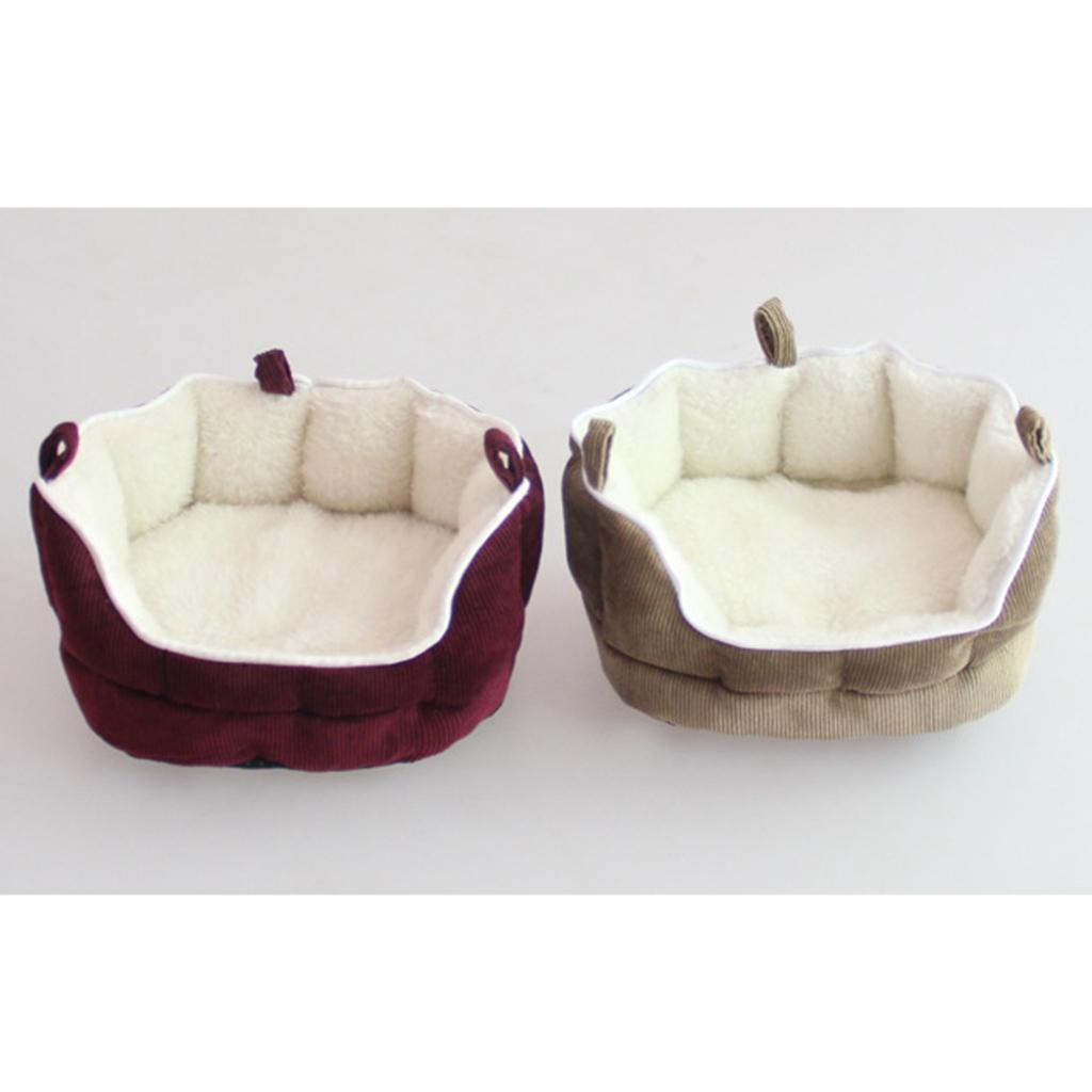 2Pcs Pet Rat Hamster Guinea Pig Chinchilla Bed Nest Warm Cave House