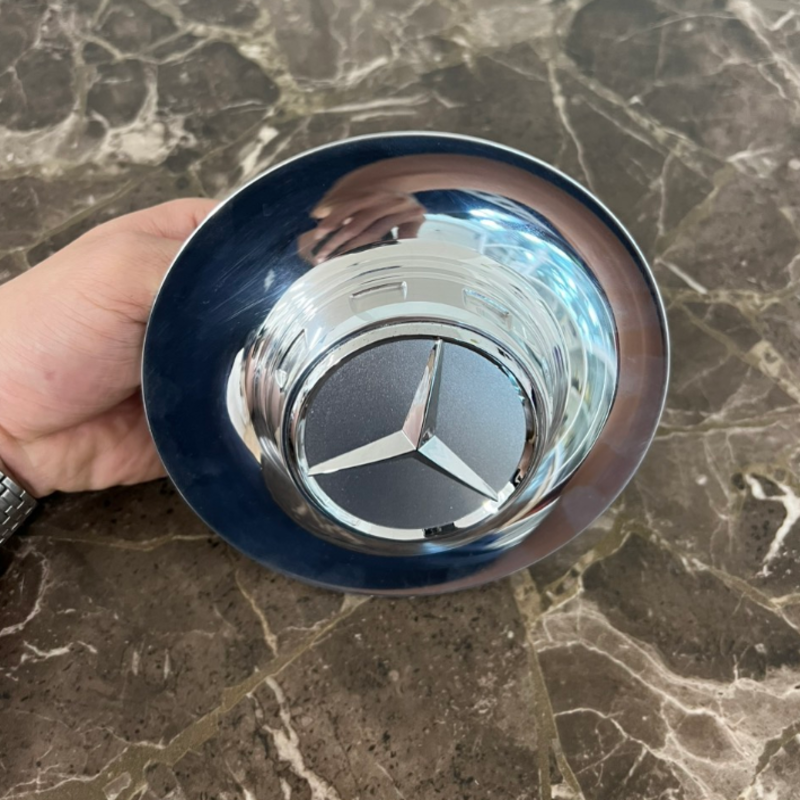 Logo chụp mâm, ốp lazang bánh xe ô tô Maybach AL6001-T6 - Chất liệu hợp kim nhôm cao cấp