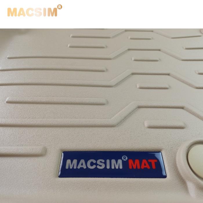 Thảm lót sàn xe ô tô Mercedes GLE 2019 đến nay Nhãn hiệu Macsim chất liệu nhựa TPV cao cấp màu be