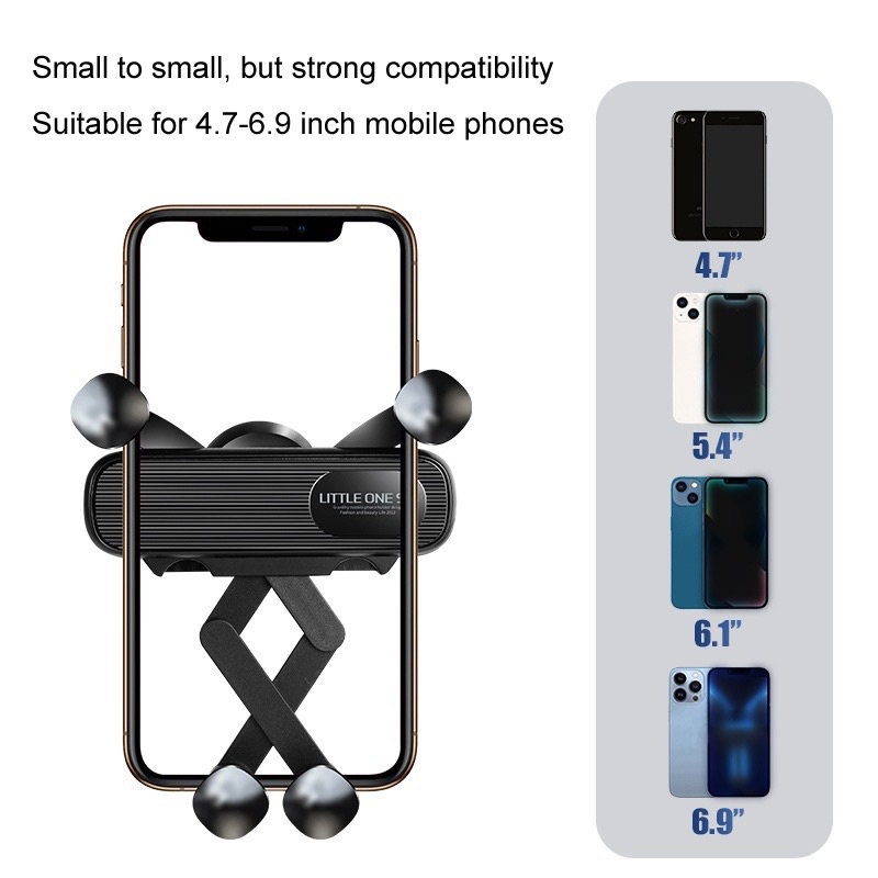 Giá đỡ điện thoại gắn cửa điều hòa không khí xe hơi ô tô car xoay 360 độ tiện dụng 2024 - miếng lót chuột