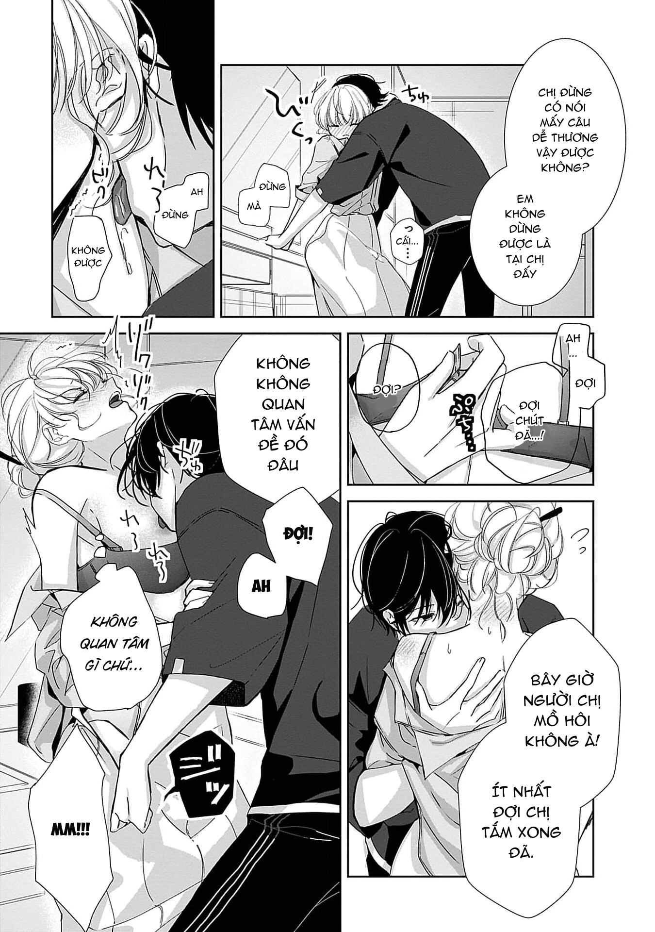 [18+] bị em trai nhà bên dụ dỗ rồi!!! chapter 4.1 4