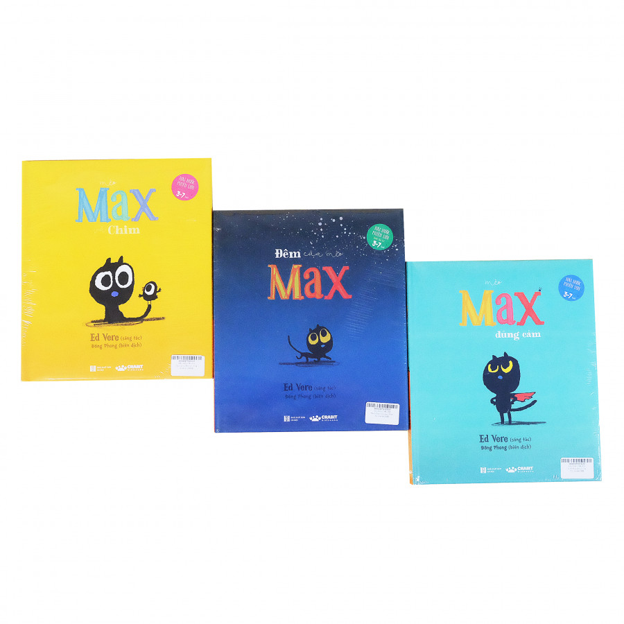 Sách bộ 3 cuốn về chú mèo Max