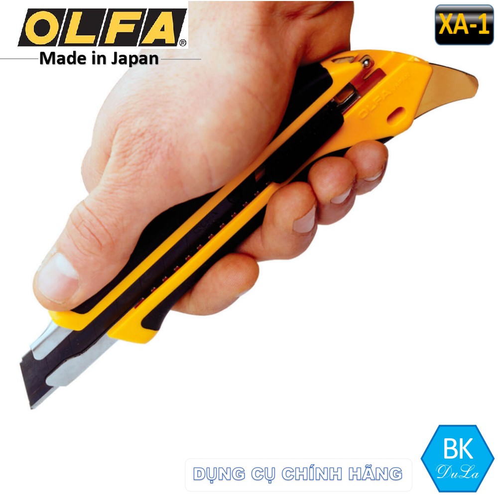 Dao cắt-dao rọc giấy- khóa tự động 9mm OLFA XA-1 GENUINE- MADE IN JAPAN