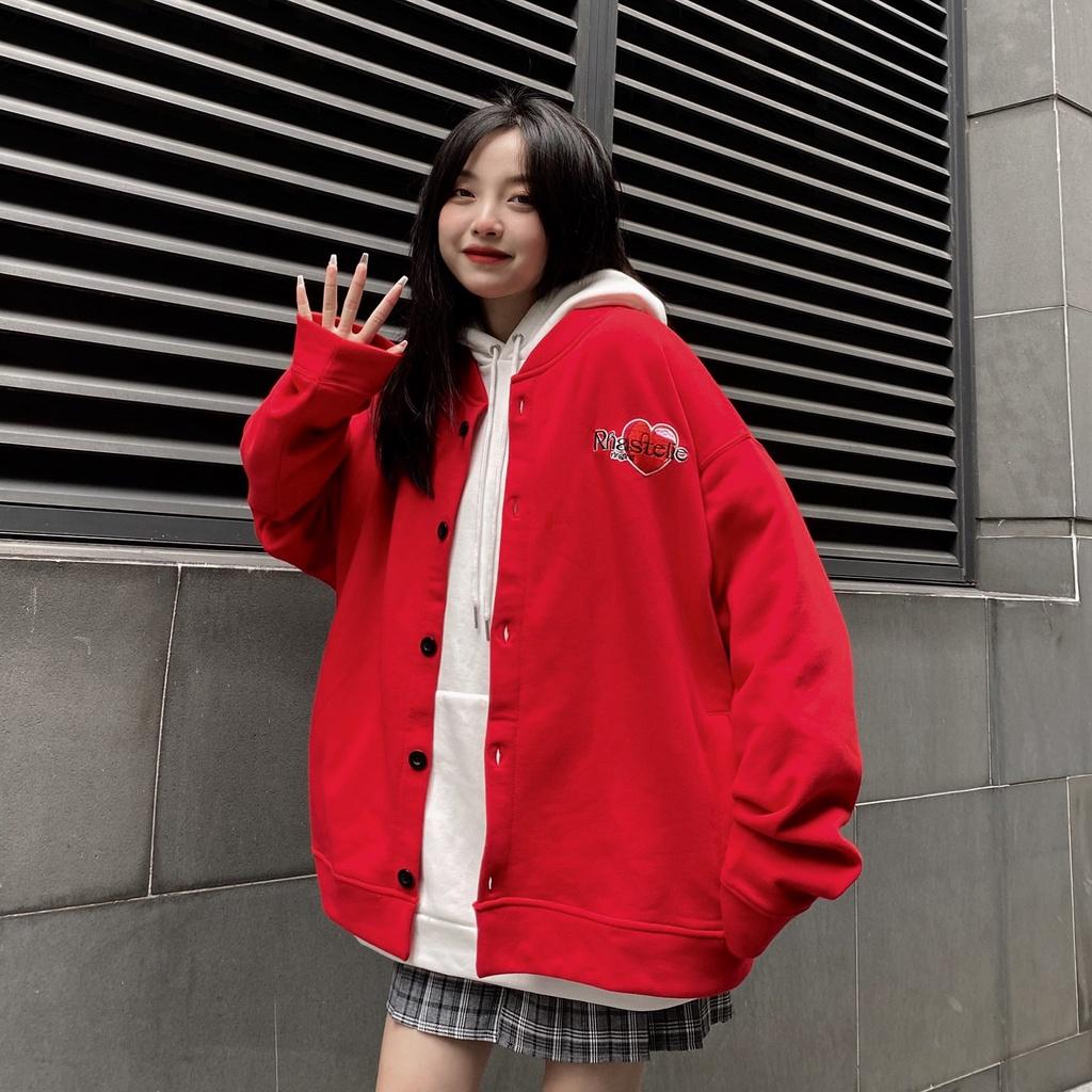 Áo khoác nỉ Cardigan Rhastelie nhiều màu form rộng - Made by Fiin