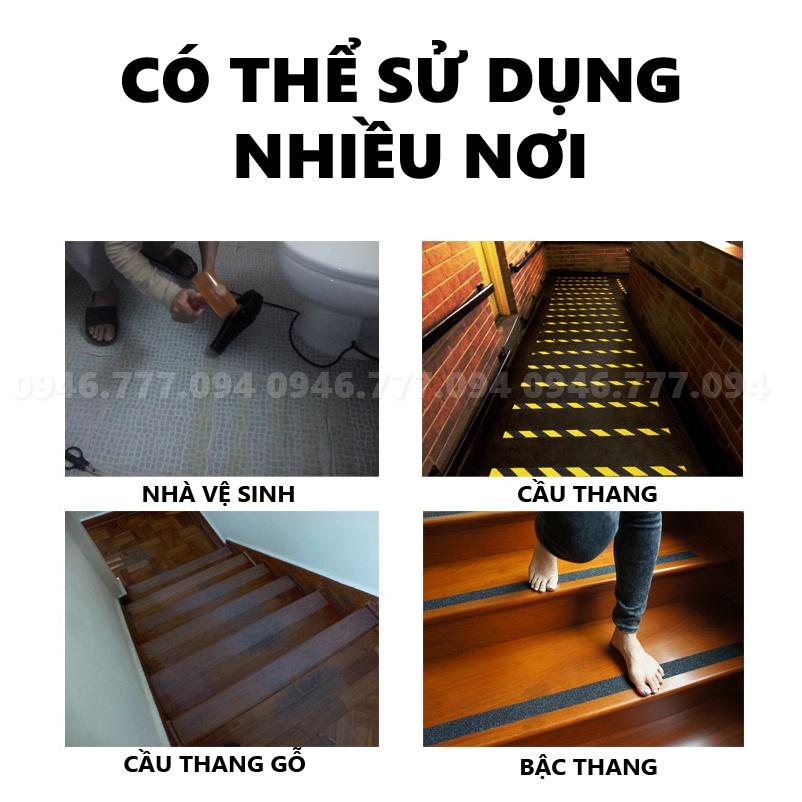 Băng dính chống trơn trượt Băng keo nhám dán cầu thang KINGRON chống ngã dán bậc cửa ra vào