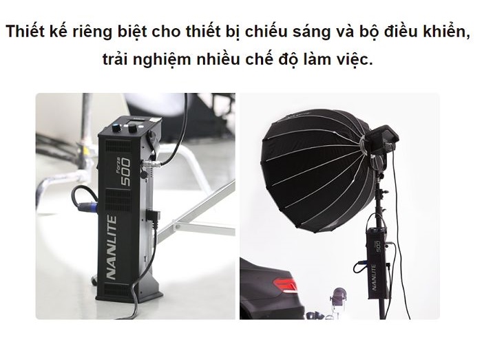 Đèn LED NanLite Forza 500 hàng chính hãng.