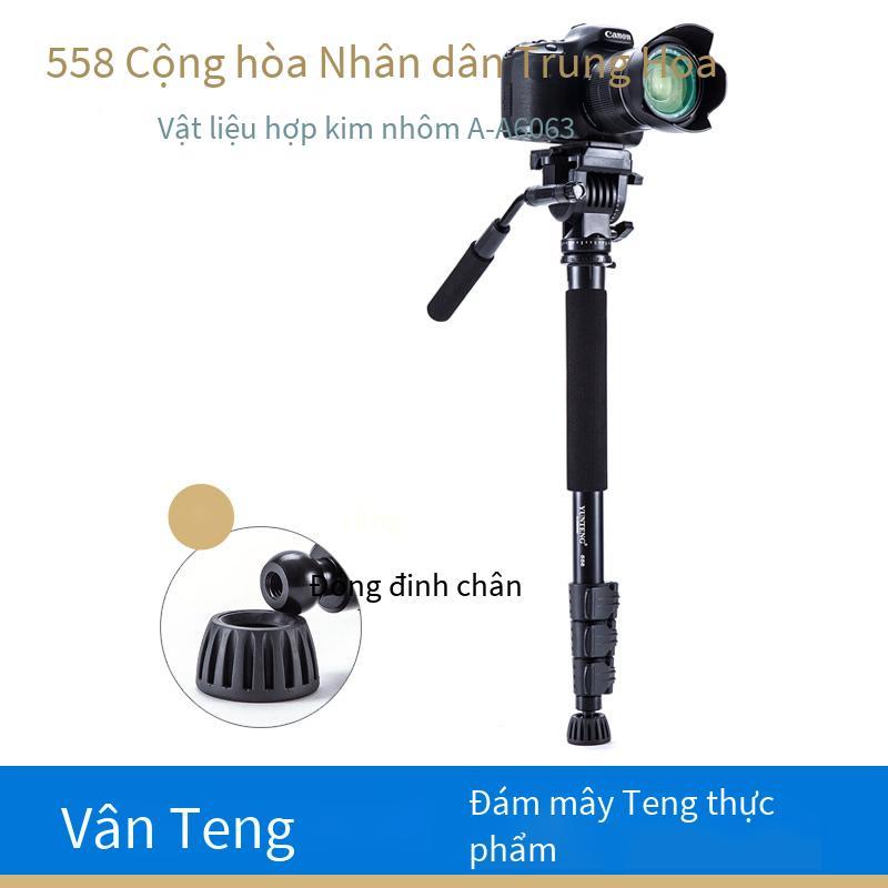 Đảm Bảo Chất Lượng Yunteng 558 Máy Ảnh SLR Monopod Đầu Thủy Lực Thích Hợp Cho Máy Ảnh Canon Nikon Sony DV Giá Đỡ