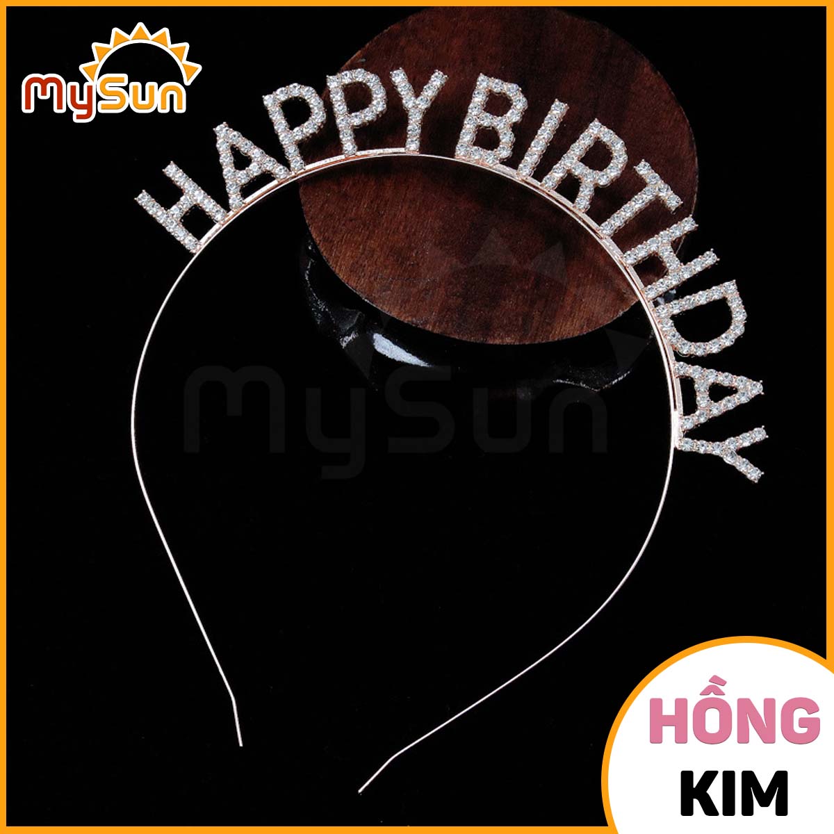 Băng đô bờm sinh nhật Happy BirthDay cho bé gái - trai, ba mẹ cài tóc đẹp giá rẻ MySun