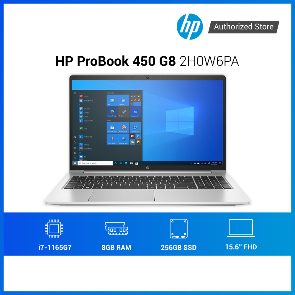 Laptop HP ProBook 450 G8 2H0W6PA i7-1165G7 | 8GB RAM | 512GB SSD | VGA MX450 2GB | 15.6' FHD | Win 10 | Hàng chính hãng