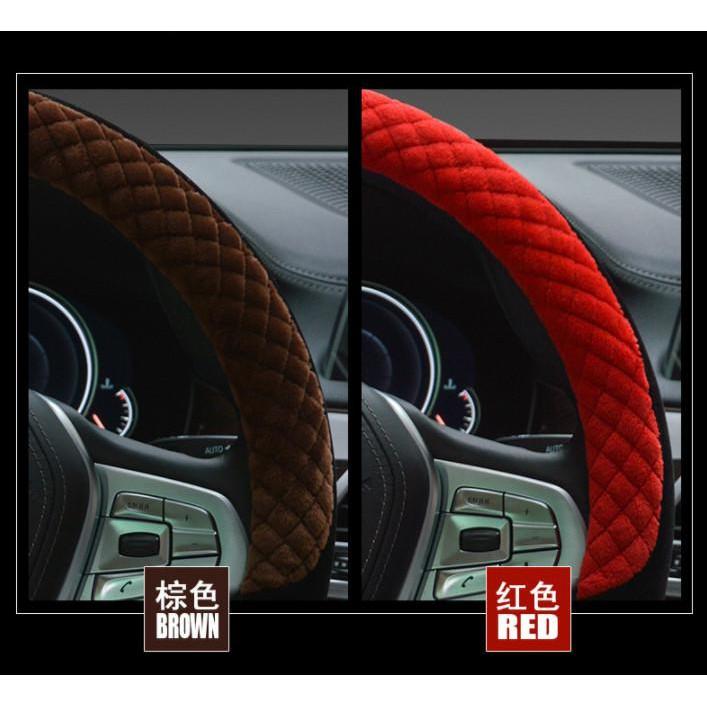 Bao Vô Lăng Ô Tô Bằng Vải Polyester Cao Cấp Cho Mọi Dòng Xe