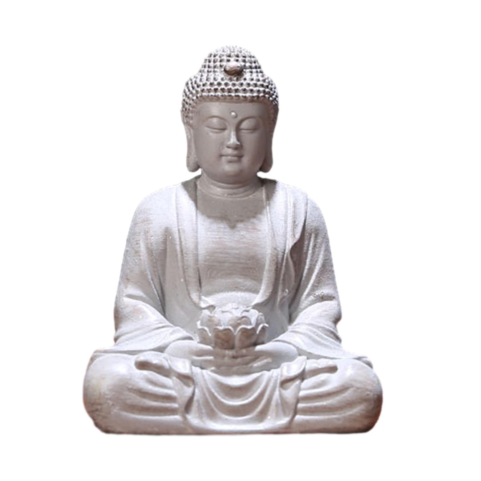 Buddha Statue Decorative Figure Chinese Portable Desktop Tabletop Decoration