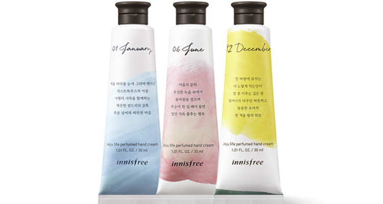 Kem Dưỡng Da Tay Innisfree Jeju Life Perfumed Hand Cream-Peach (30ml)