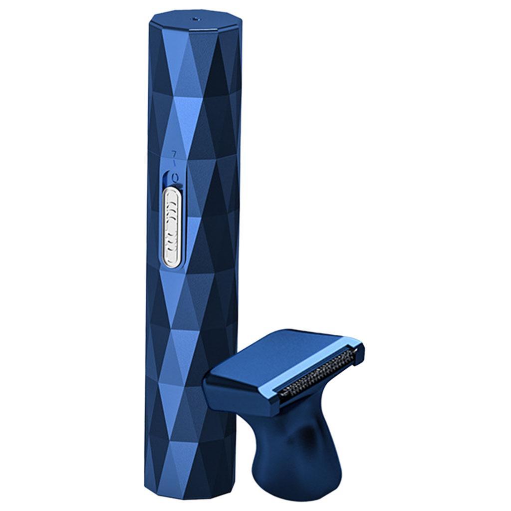 Electric Nose Hair Nostrils Ears Grooming Blue Single Head