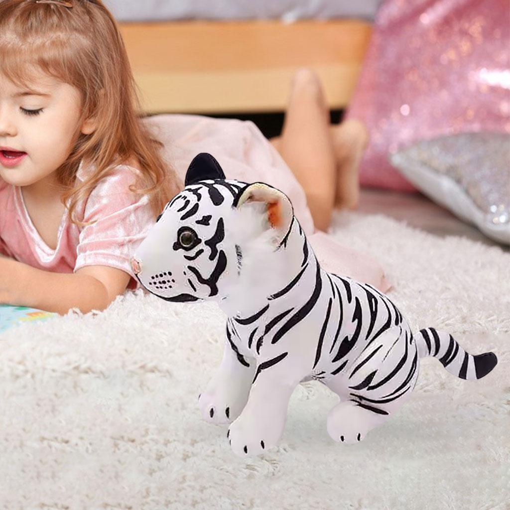 Adorable Plush Tiger Doll Pillow for Bedding Birthday Gifts Girls Boys