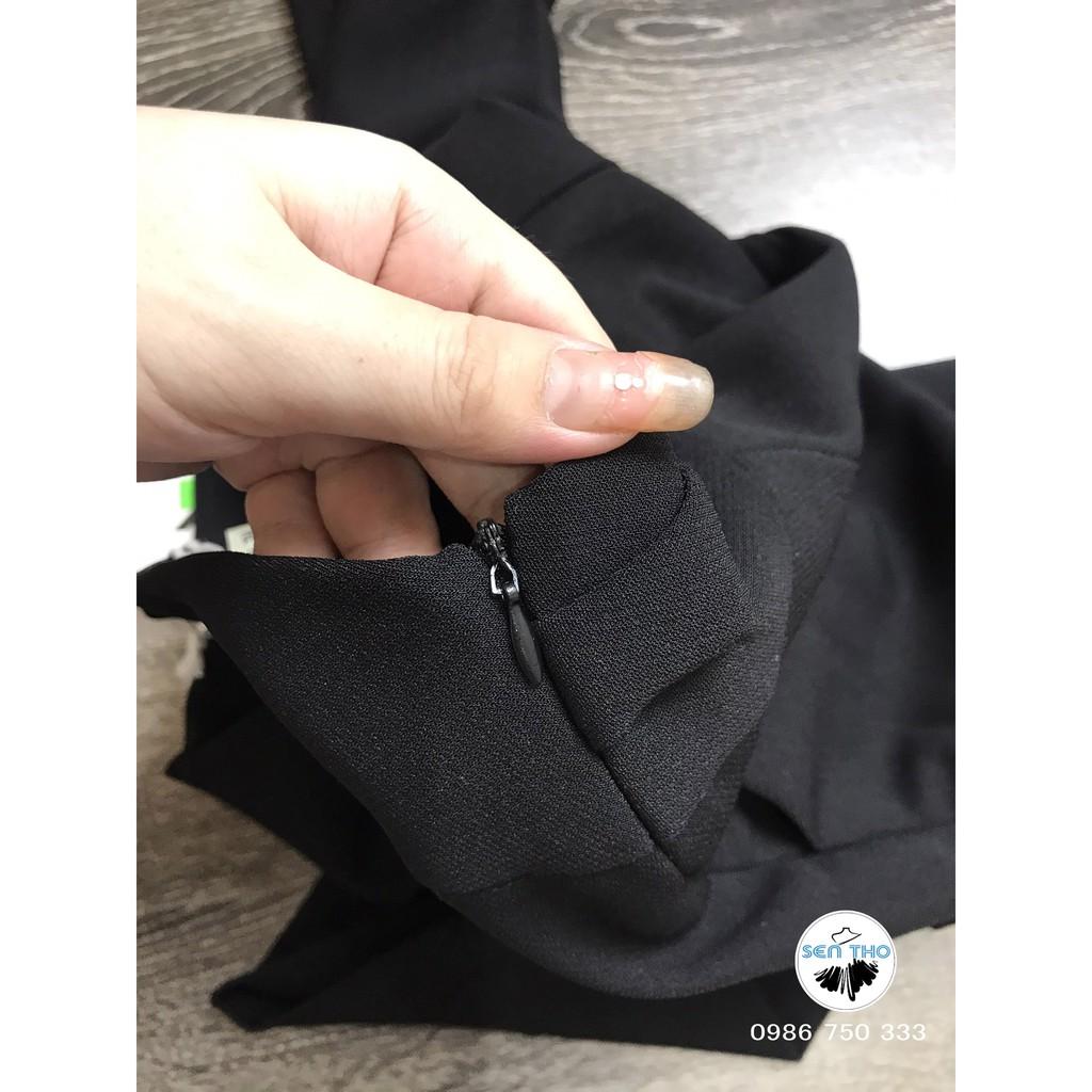 Quần Baggy Nữ Khoá Lệ, Đai Chữ, Baggy Công Sở Đẹp, Cạp Cao