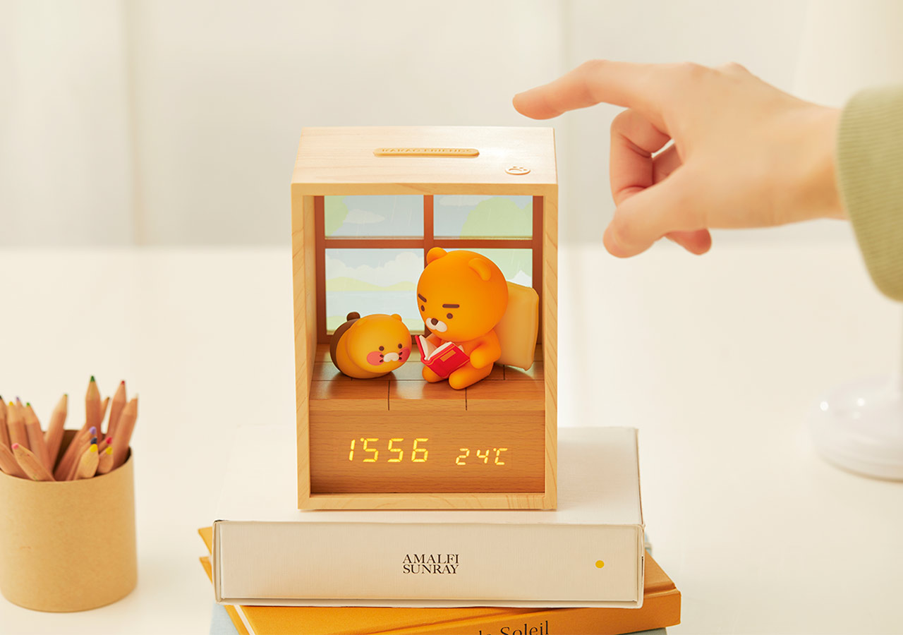 Đồng Hồ Led Điện Tử Ryan &amp; Choonsik KAKAO FRIENDS - Hàng chính hãng