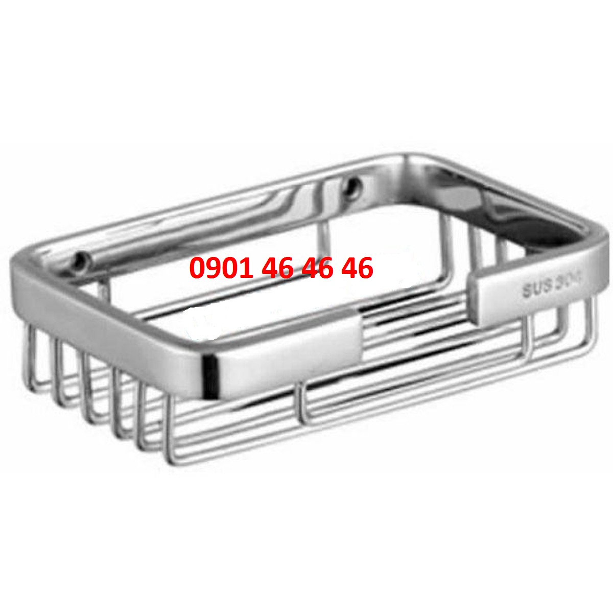 Rổ để xà bông INOX 304 - Khay đựng xà phòng inox - Kệ nhà tắm inox