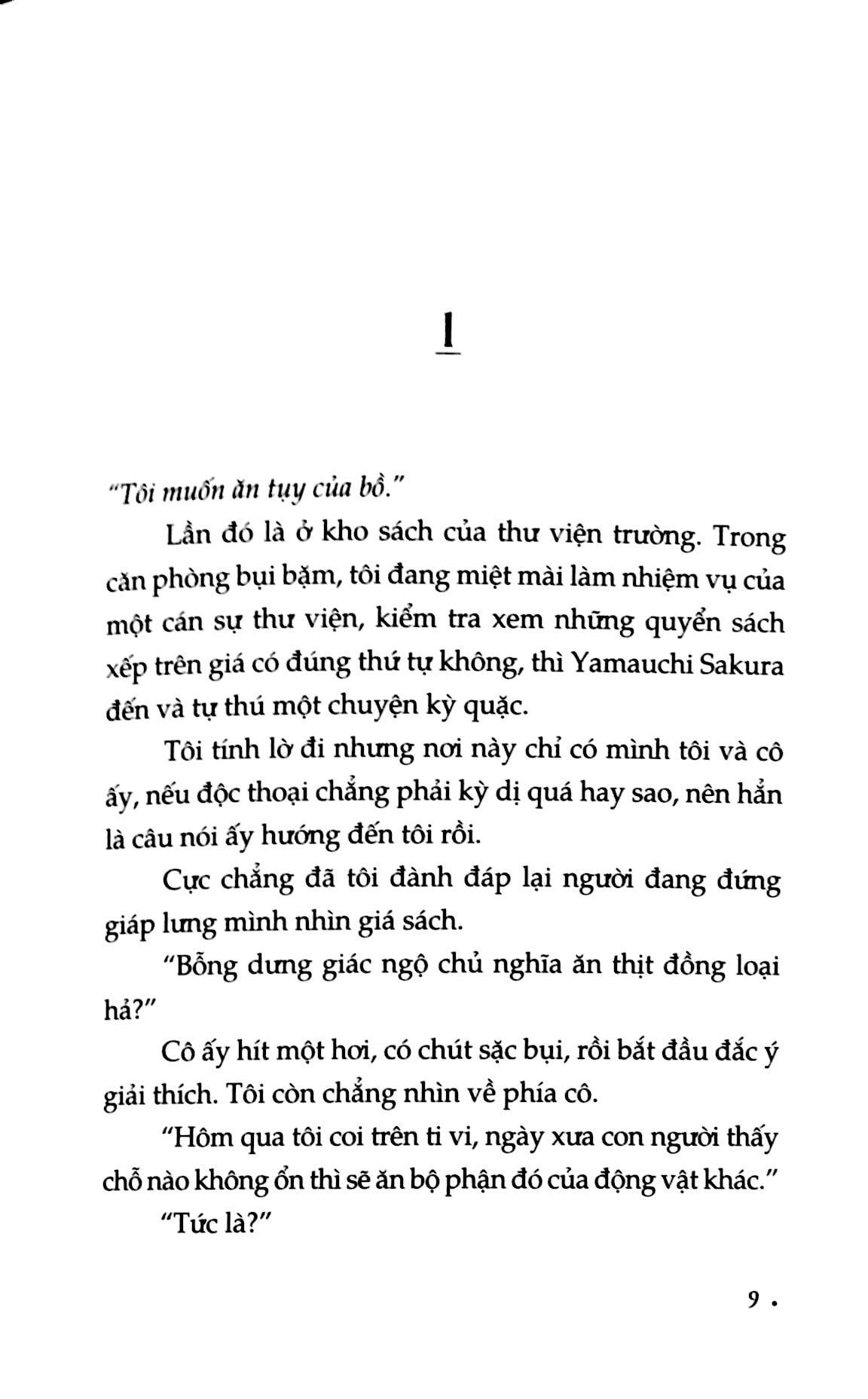 Tớ Muốn Ăn Tụy Của Cậu
