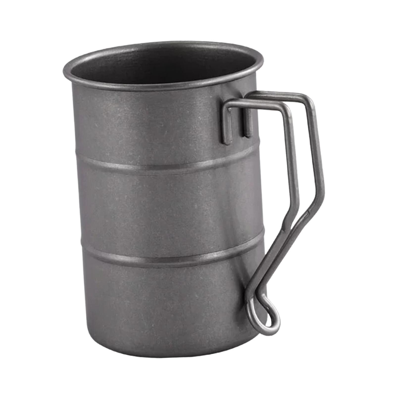 Coffee Mugs Tea Mugs Drinkware Reusable Portable 350ml Drinking Cup Camping Cup for Outdoor Home Office Hiking Picnic Fishing