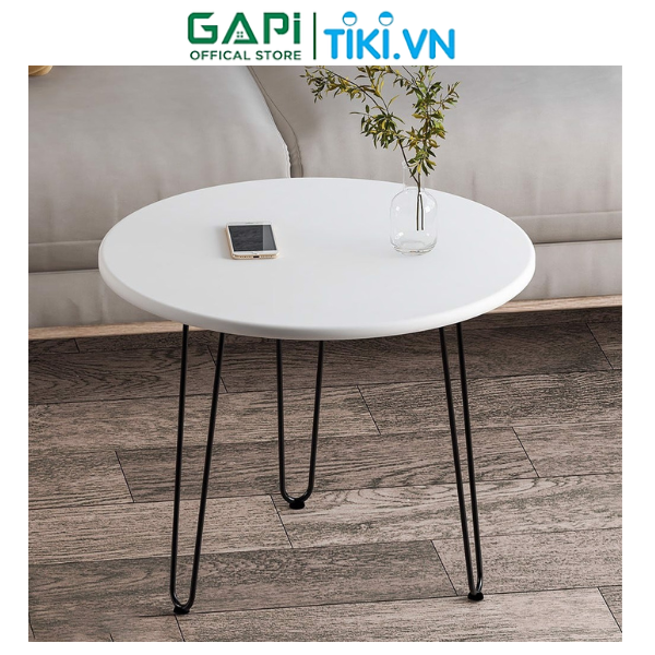 Bàn trà chân uốn Hairpin hiện đại GAPI, bàn sofa phòng cách sang trọng và tinh tế GM63