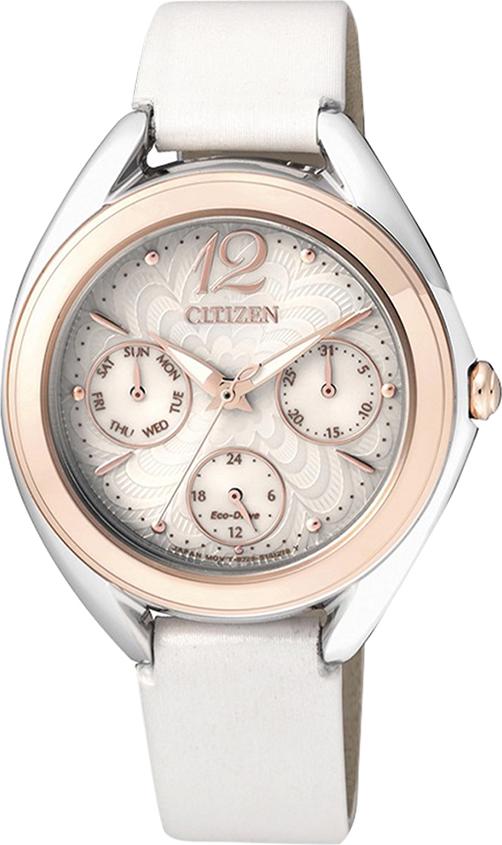 Đồng Hồ Nữ Citizen Dây Da FD2024-02A - Mặt Trắng (Sapphire)