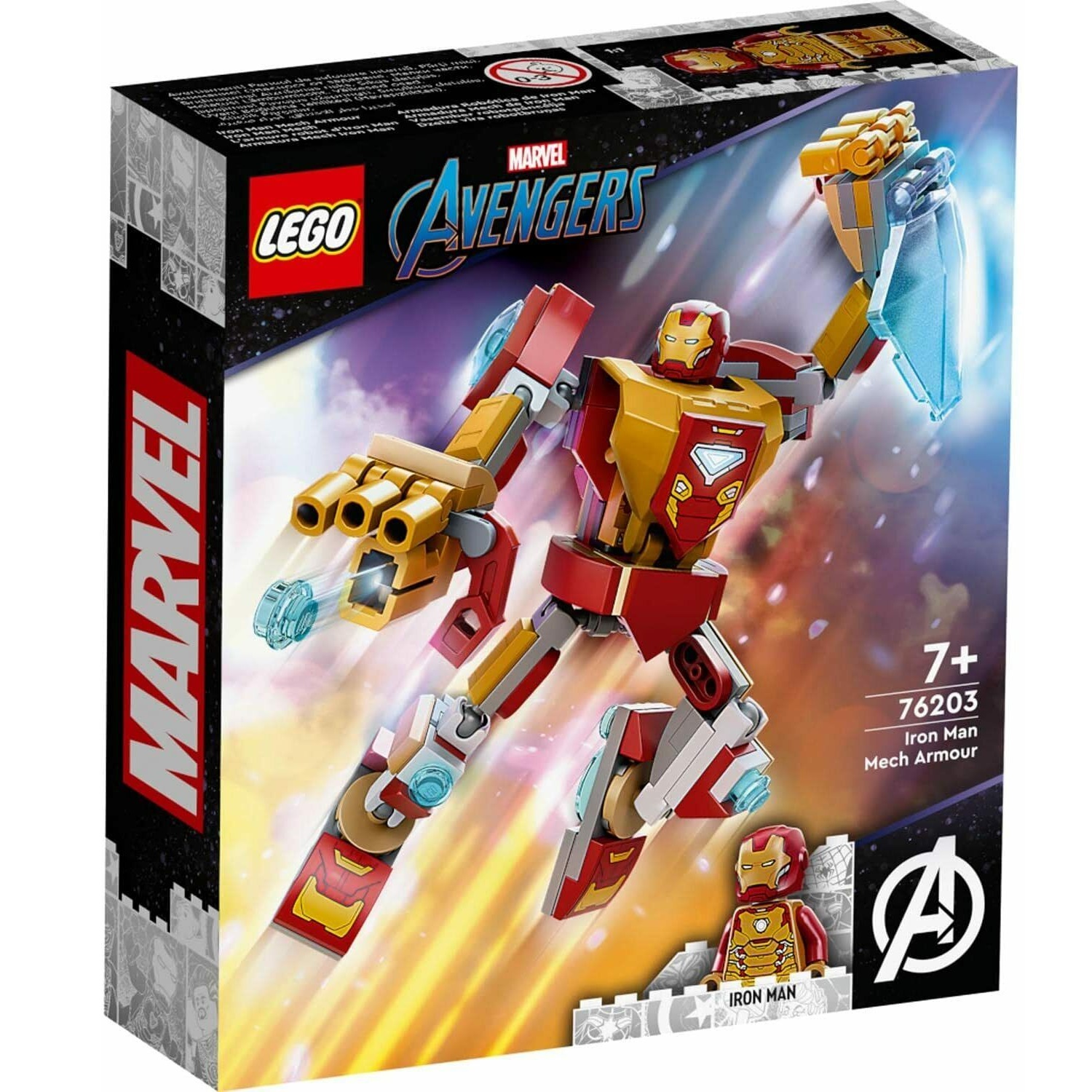 LEGO Super Heroes 76203 Chiến giáp Người Sắt (130 chi tiết)