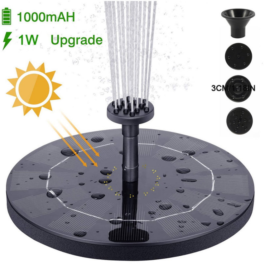 Đài phun nước trang trí sân vườn chạy bằng năng lượng mặt trời 206800