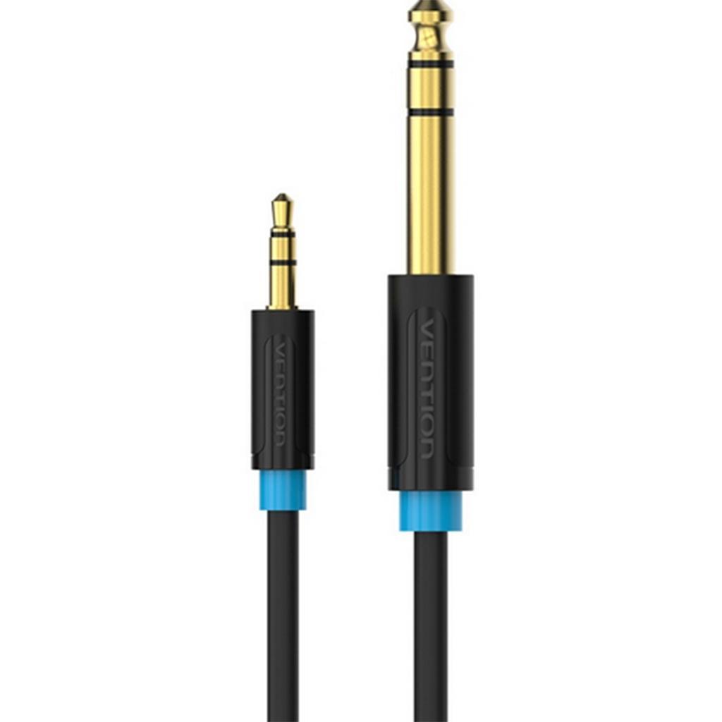 3.5mm to 6.5/6.35mm Adapter Aux Cable Male to Male for Mixer Amplifier 0.5m New