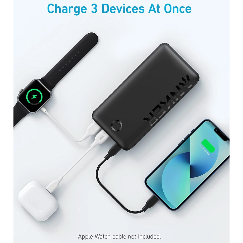 Pin Sạc Dự Phòng Anker 335 Powercore 20000mAh A1288 - Hàng Chính Hãng