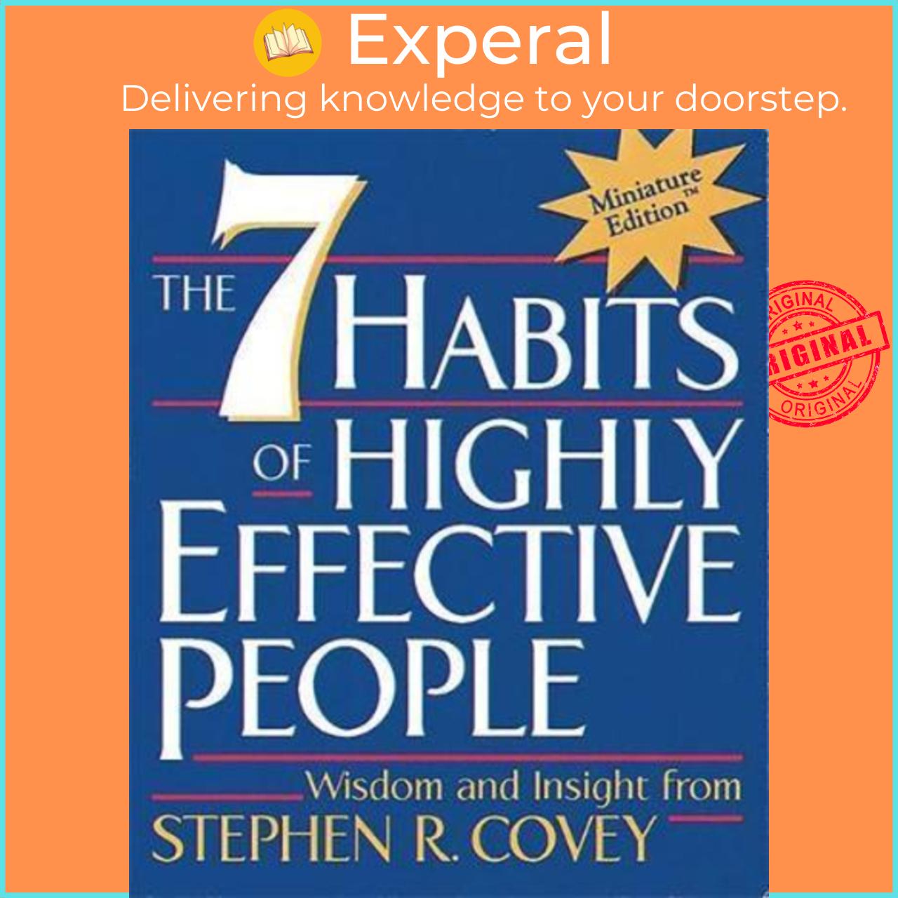 Sách - The Seven Habits of Highly Effective People, Miniature Edition by Stephen R. Covey (US edition, paperback)