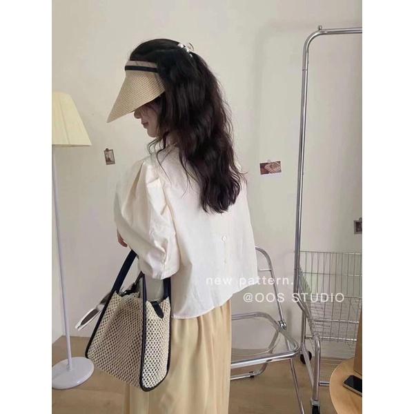 Áo điệu tay nhúm 2895