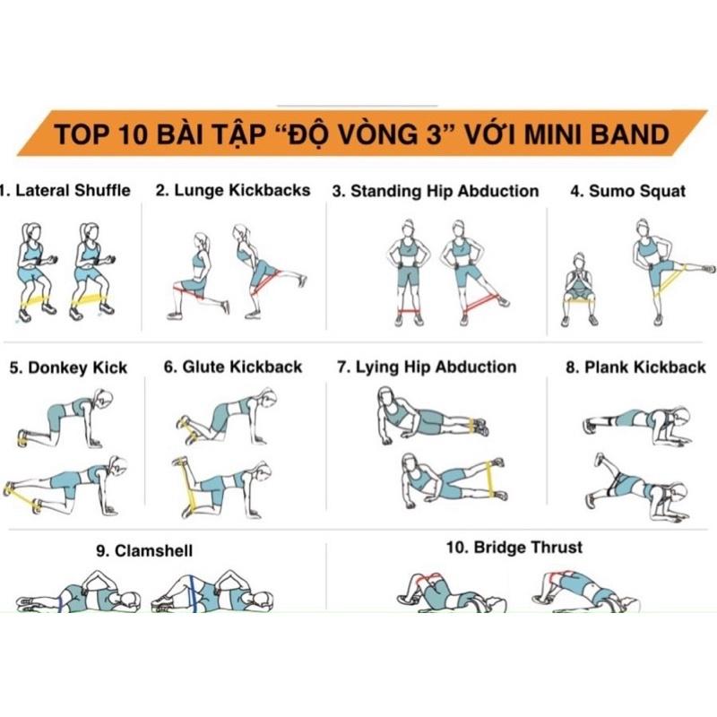 DÂY KHÁNG LỰC CAO SU ĐÀN HỒI TẬP GYM