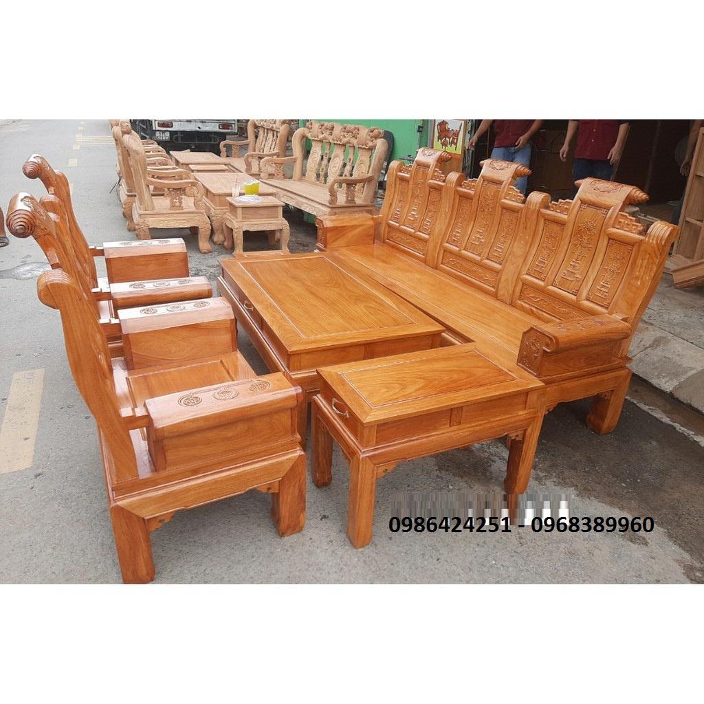 Bàn ghế Âu Á Hộp Cuốn Thư gỗ gõ đỏ