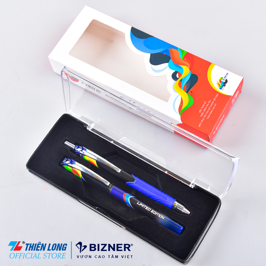 Bộ 2 Bút gel Thiên Long Bizner BIZ-KIT20/40years - Bút ký không phai màu