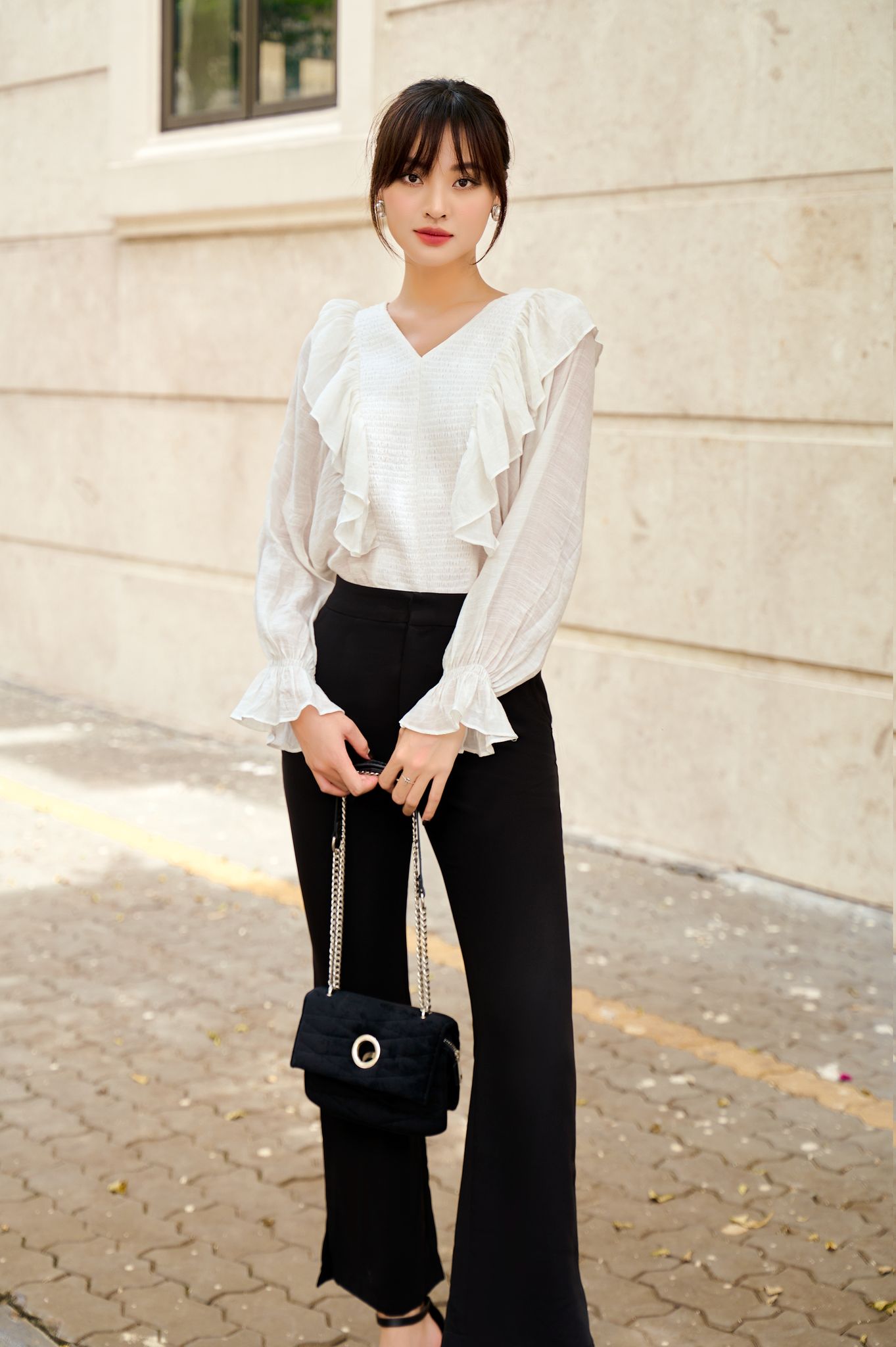 OLV - Áo Kiera Top in White
