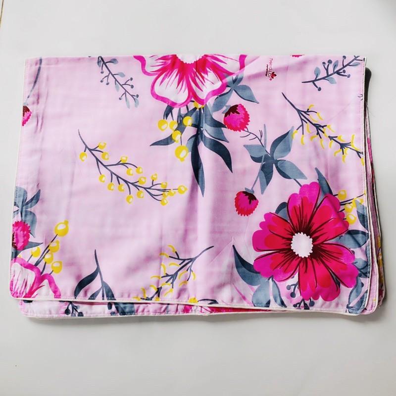 2 Bao Gối Cotton 40x60 cm Không Khoá Kéo Vỏ Gối Chất Lượng