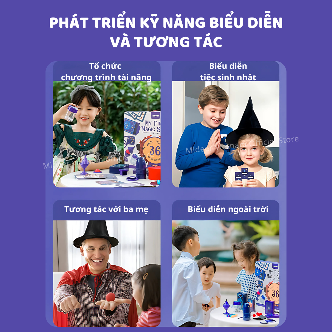 Đồ Chơi Ảo Thuật cho bé Mideer My First Magic Show