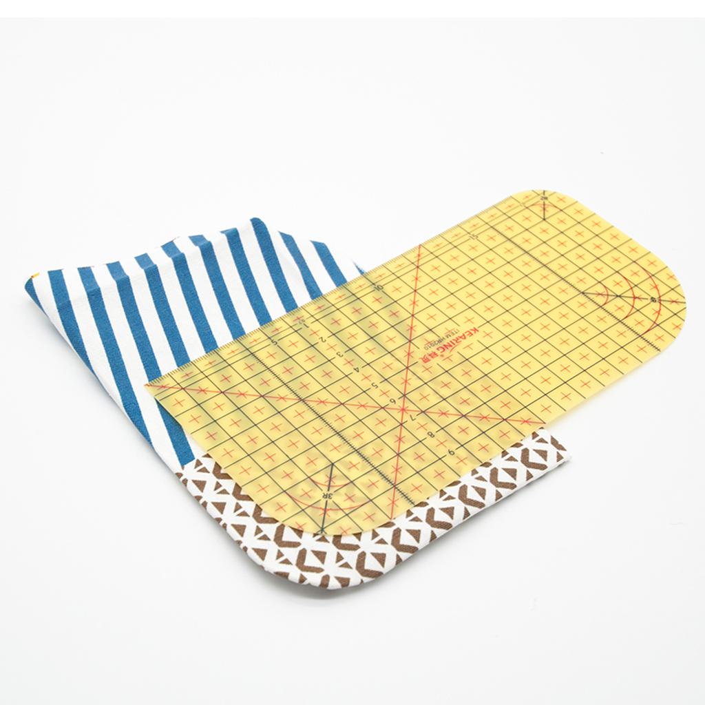 5x Hot Ironing Ruler Fabric Clothes Making Knitting Measuring Marking Tools