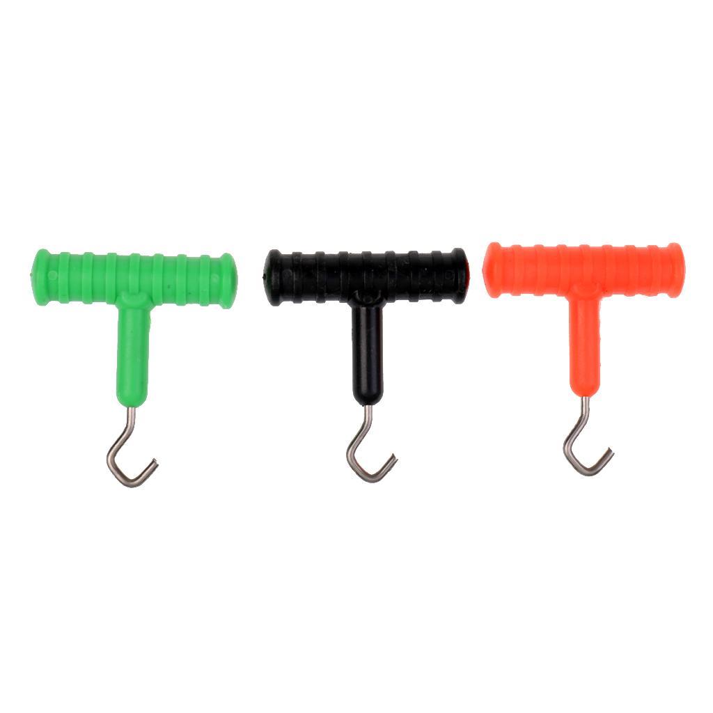 6Pcs Knot Rig Puller Knot Tester Tightener Hair Rig Tool Carp Fishing Terminal Tackle for Hair Rig