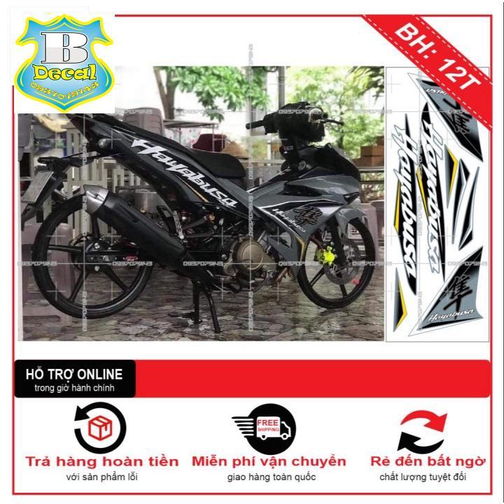 Tem rời dành cho EX 150 HAYABUSA XANH
