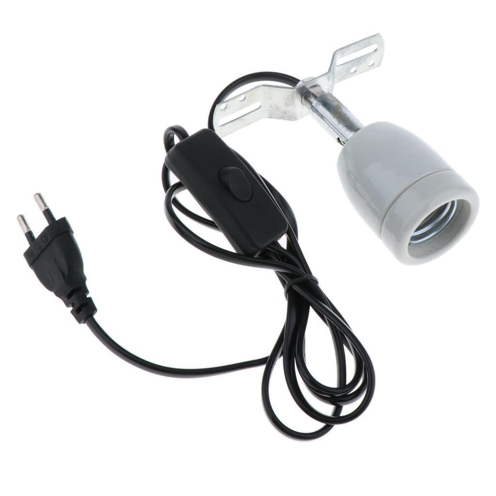 Lamp Fixture for Reptiles, Adjustable Turtle Habitat  Heat Lamps Holder