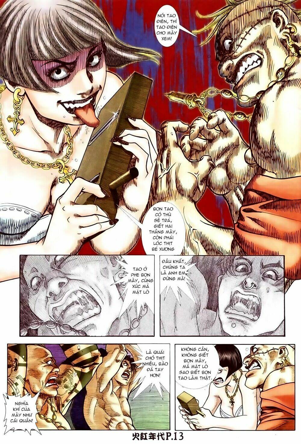 hỏa hồng niên đại hắc cốt đường chapter 84 11