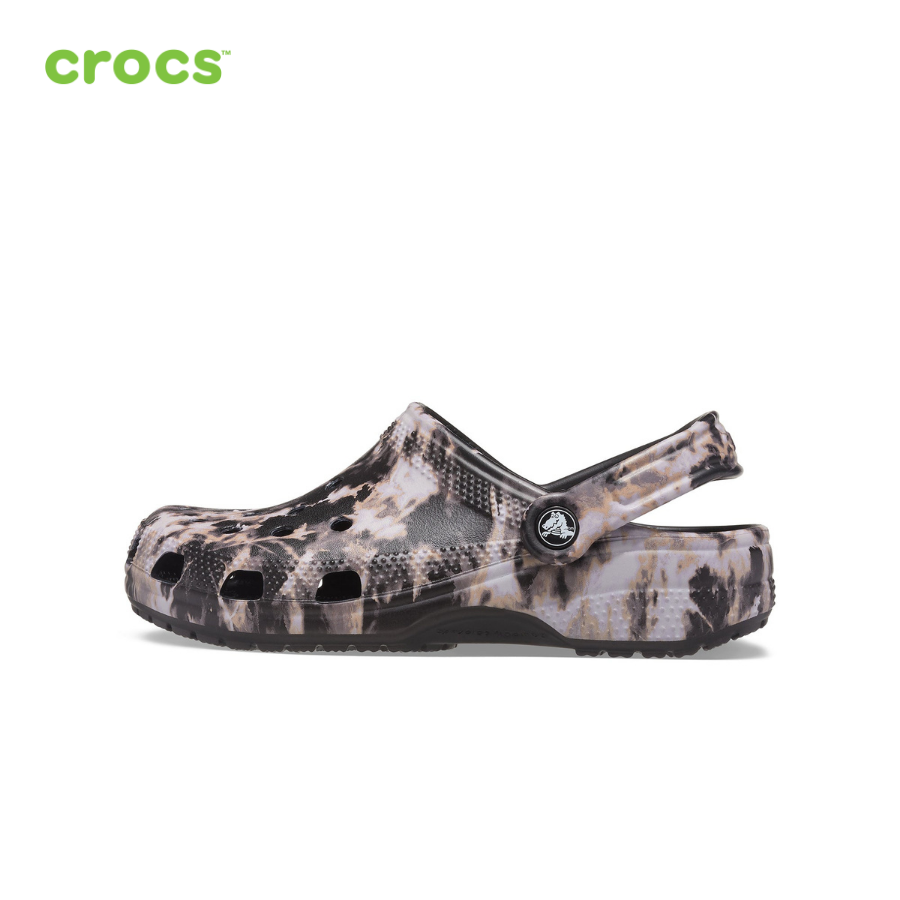 Giày lười clog unisex Crocs Bleach Dye - 207326-001