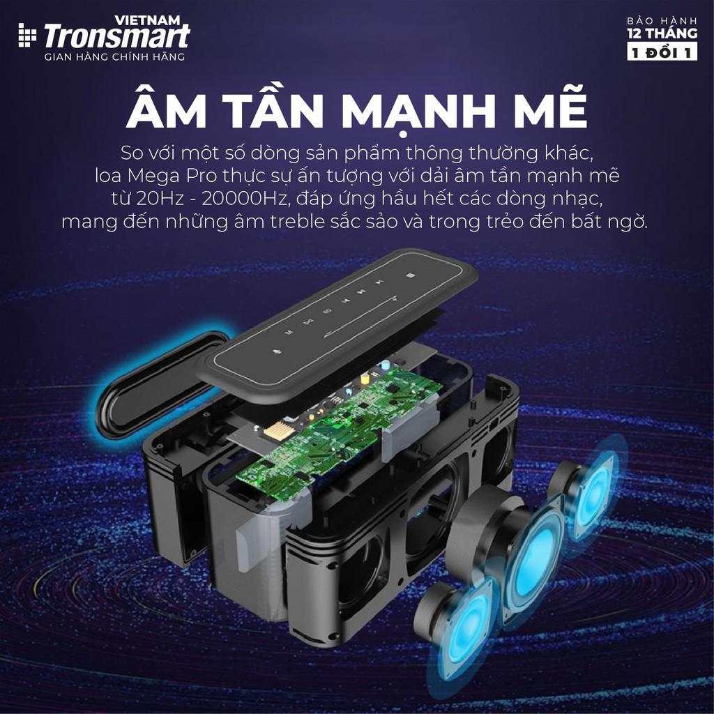 Loa Bluetooth 5.0 Tronsmart Element Mega Pro - 60W - Hỗ trợ TWS và NFC ghép đôi 2 loa - Hàng chính hãng