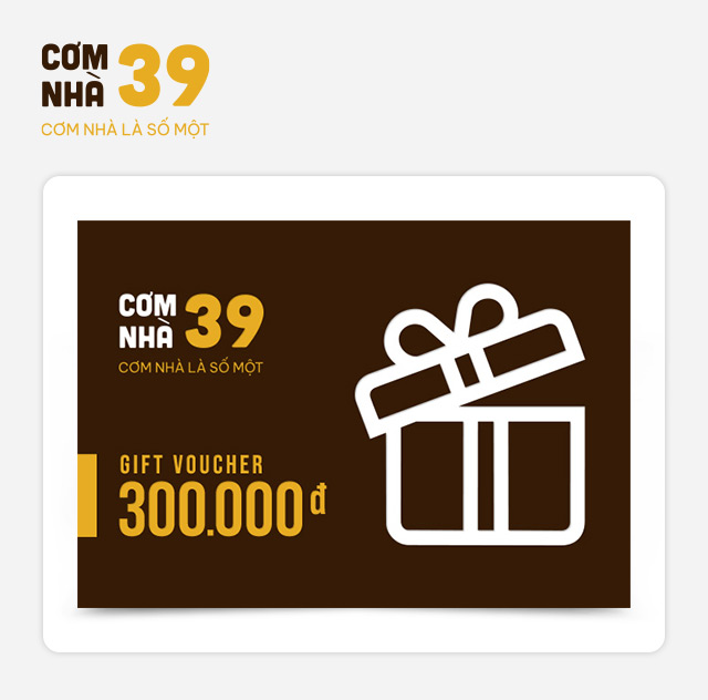 O Food - Phiếu Quà Tặng "Cơm Nhà 39" 300K
