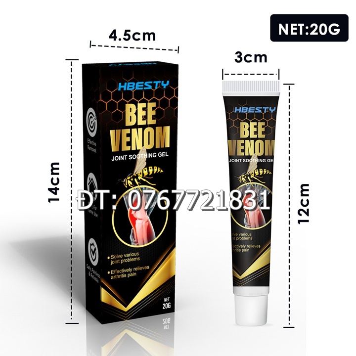 Gel bôi đau nhức xương khớp, suy giãn tĩnh mạch, tê bì chân tay, thoái hóa và tràn dịch khớp gối, đau mỏi cổ vai gáy xuất xứ Singapore - Mã số 1111