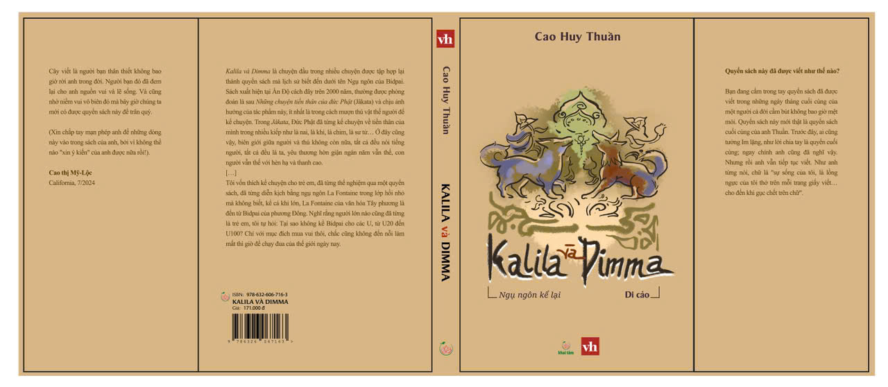 KALILA VÀ DIMMA – NGỤ NGÔN KỂ LẠI (DI CẢO) – Cao Huy Thuần – Khai Tâm