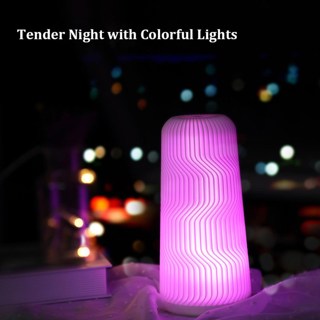 3D Printed Touch Control Night Light Table Bedside Lamp Bedroom Xmas Present