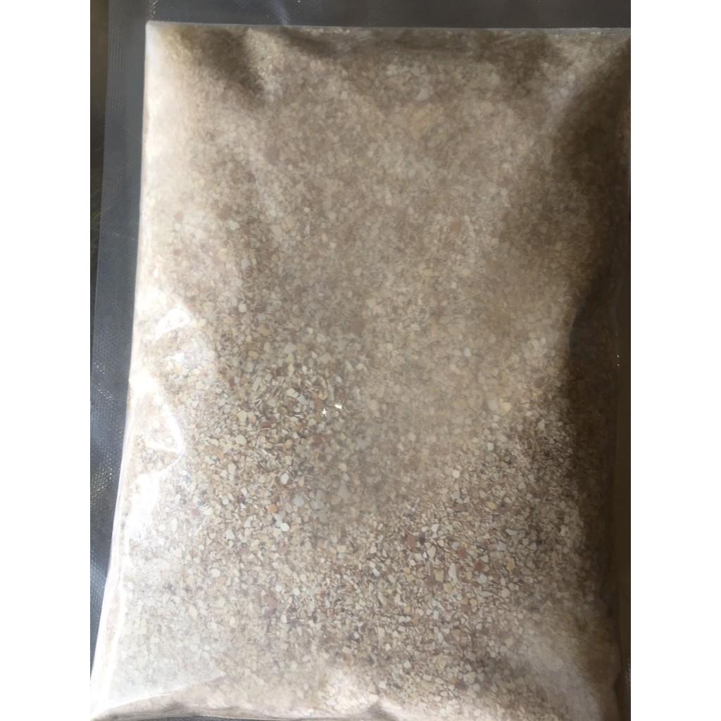 Vỏ trứng xay cung cấp canxi và chống ốc sên cho hoa lan và cây rau gói 500gr