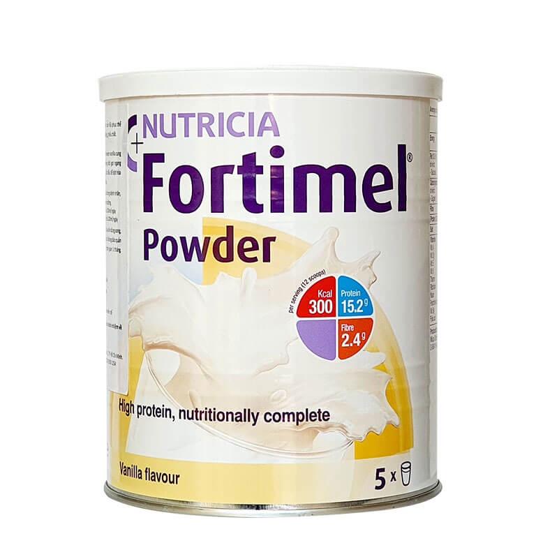 Sữa fortimel powder 335g dinh dưỡng giàu protein cho người gầy ốm, sau phẫu thuật, người già date t3/2024